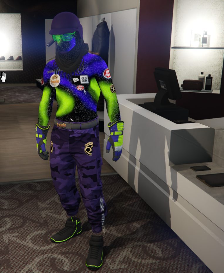 MODDED PURPLE AND GREEN
