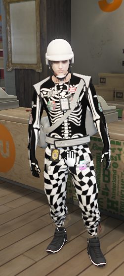 Male Checker Skeleton