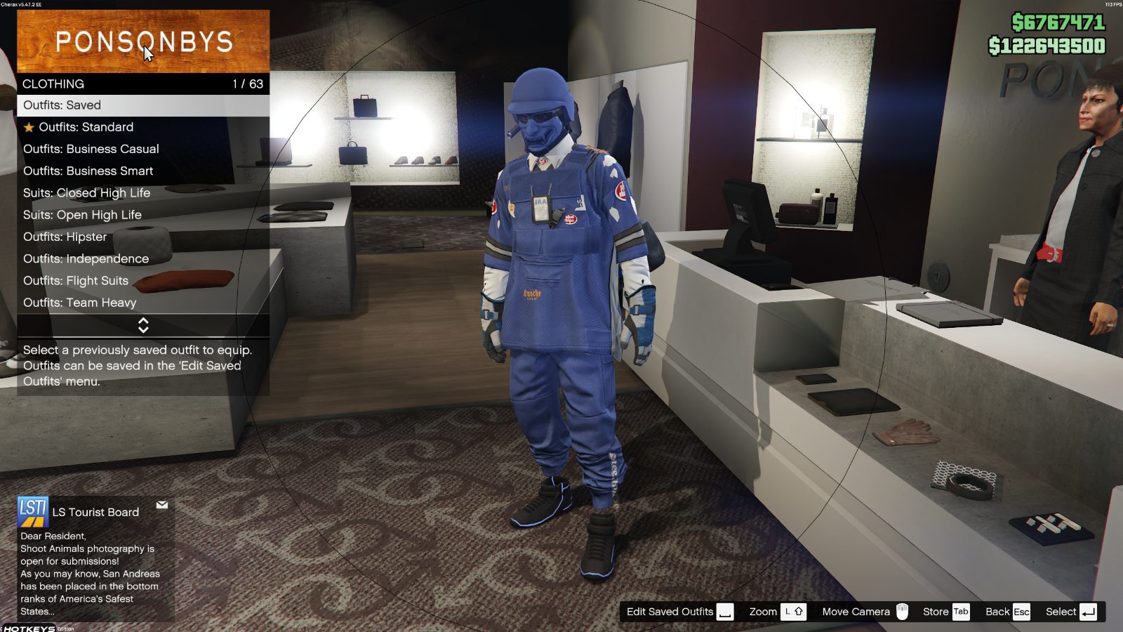 Blue Joggers