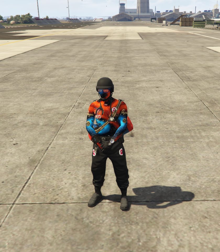 Galaxy Orange Blue
