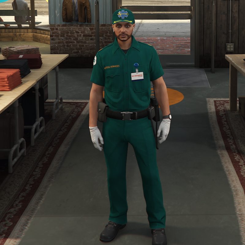 Paramedic Green T Shirt
